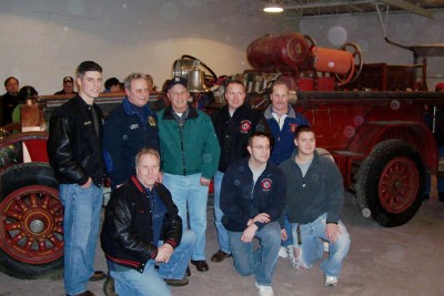 Relatives of Andrew and Joseph Wiegand, who were early members of the CLFD.